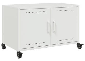Szafka RTV biała 68x39x435 cm stal WM-846643