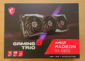 Karta graficzna Radeon RX 6800 16GB MSI GAMING TRIO Darmowa Wysyłka