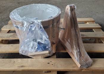 Wiadro prysznicowe do sauny i łaźni