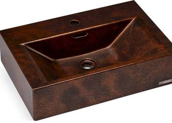Umywalka 60 cm PYXIS BASIC SMOKED METAL
