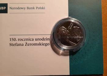 Moneta srebrna "150. rocznica urodzin Stefana Żeromskiego" 10 zł z 2014 r.
