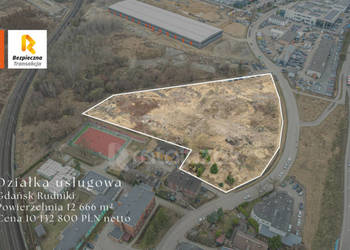 Grunt 12666m2 Gdańsk Prosta