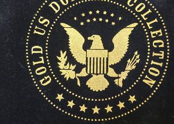 kompletna kolekcja 12 złotych monet pamiątkowych USA nominale 5 $