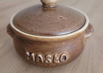 Sprzedam nowy (nieużywany) ceramiczny pojemnik na masło
