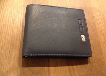 Portfel Skórzany Męski ,Szary,Nowy ,Skóra Naturalna