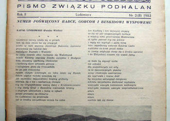 Podhalanka - Pismo Związku Podhalan. Ludźnierz