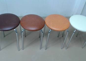 Taboret metalowy chrom wybór kolorów