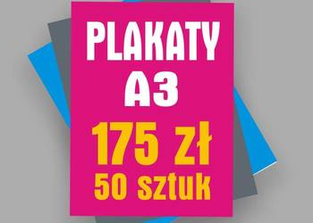 Tanie plakaty A3, kolor, 50 szt. - tylko 175 zł - Kraków