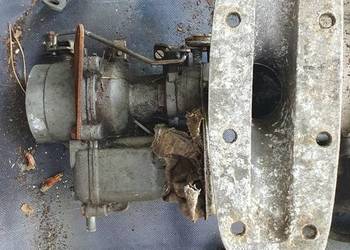 Kolektor ssący wraz z gaźnikiem Wartburg dwusuw