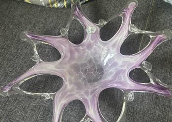 Misa artystyczna Murano Astuni – 36 cm – szkło ręcznie formowane – 1050 g