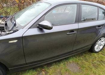 Bmw e87 drzwi przednie lewe w kolor sparkling graphite metallic