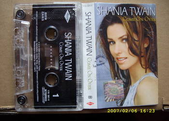 + Pop ; kaseta ; SHANIA TWAIN--COME ON OVER .