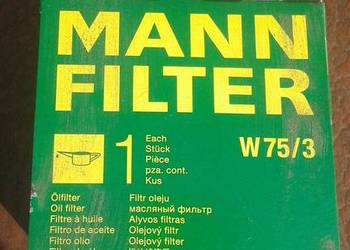 Filtr oleju MANN-FILTER W 753  Alfa romeo 156 Dacia