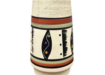 Ciekawy wazon ceramiczny Bay Keramik, Niemcy lata 70.