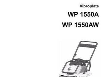 Wacker 1550V 1550VW 1550W 1550R instrukcja obslugi Wacker 1550V 1550VW 1550W 1550R instrukcja obslugi