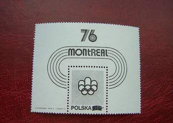 Polska 1976 MNH Sport Olimpiada Montreal 76 CZARNODRUK