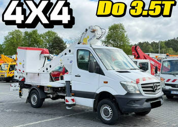 Mercedes Sprinter 316 CDI 4X4 PODNOŚNIK KOSZOWY BUMAR PTM-16E.15 / 16m Rut…