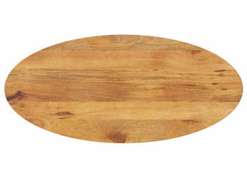 Blat stołu 140x50x38 cm owalny lite drewno mango WM-370875