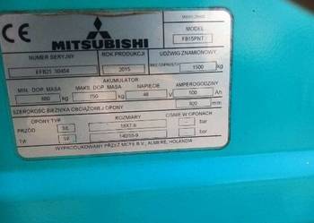 Wózek elektryczny Mitsubishi MODELFB15PNT
