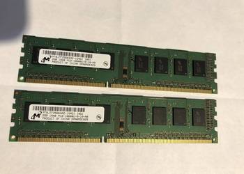 Pamięć Micron Technology, 2 x 2GB, DDR 3, PC3, 10600U, 9-10-A0,