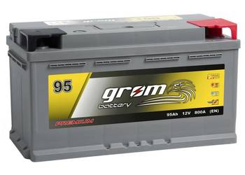 Akumulator GROM Premium 95Ah 800A EN DTR PRAWY PLUS