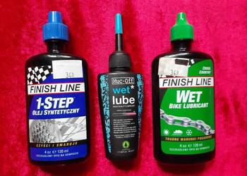 FINISH LINE 1-Step,Wet,Muck-Off olej syntetyczny rower USA S