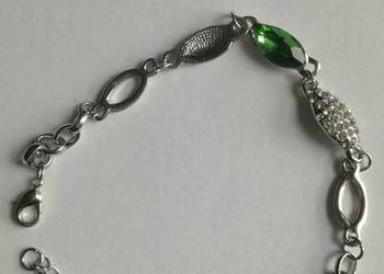 Bransoletka, metal. Max długość 22.5 cm (można zapiąć w dowolnym miejscu)