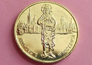 2 zł 2000 r. 1000-lecie Wrocławia