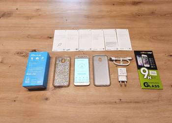 Telefon SAMSUNG GALAXY J5 2017 DS + pudełko + szkło + 2 etui + ładowarkaBDB