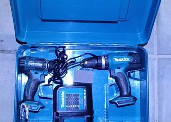 Zestaw combo Makita, wkrętarka, zakrętarka plus szlifierka 18V