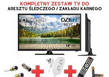 Kompletny Zestaw TV Areszt Śledczy Pilot Antena DVB-T2 KOMPLET
