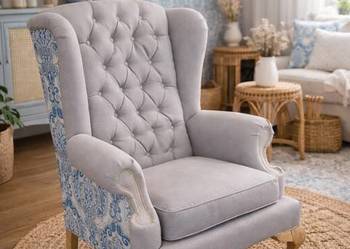 Fotel uszak | Po pełnej renowacji | Stylowy, ponadczasowy Okazja