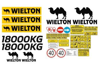 Naklejki Wielton 18t i inne modele super mocne