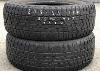 2 x Opona zimowa Firestone Winterhawk 2 Evo 205/55R16 91T 5,5 mm 2010rok
