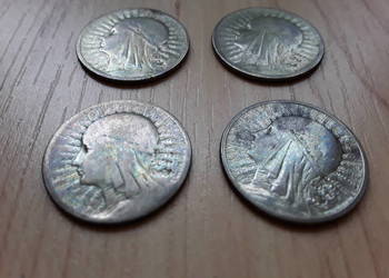 Monety srebrne 2 zł z 1933 i 1934 r. srebro