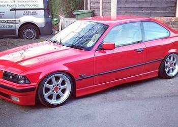 E36 coupé hellrot lift zderzak, drzwi, lampy, nerki,