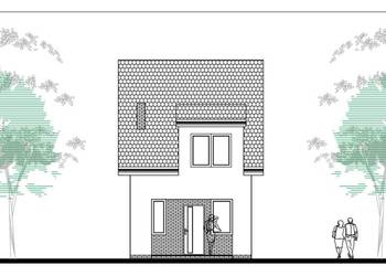 Dom 80 m2 Żyrardów Lawendowa oś wschód