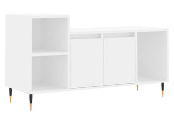 Szafka pod TV biała 100x35x55 cm materiał drewnopochodny WM-831308