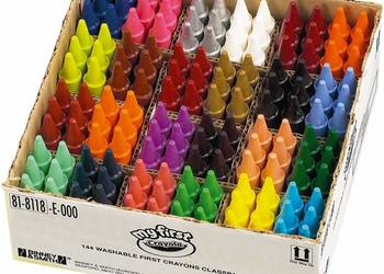 CRAYOLA 144 Grube Kredki MY FIRST CRAYON dla Najmłodszych