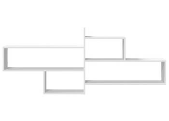 vidaXL Półka wisząca, biała, 167,5x18x68 cm(SKU:853317)