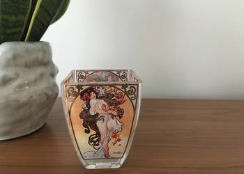 Świecznik Alphons Mucha Goebel - "Jesień 1897"