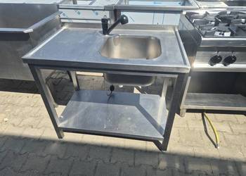 Zlew Gastronomiczny 1 Komorowy Z Półką 100/60/85 B