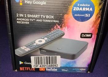 Box Tuner Android TV DVB-T 2 2w1