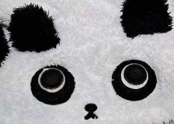 Puszysty szlafrok panda Onesies miękki ciepły