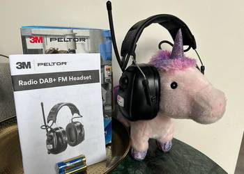 NOWE 3M Peltor HRXD7A-01 słuchawki ochronne z radiem DAB+ FM SNR 31dB RADIO
