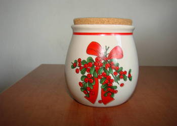 Stengods mały ceramiczny pojemnik