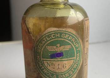 Warszawa 1943 rok butelka po szczepionce durowa