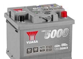 Akumulator 52Ah 520A Yuasa Silver Prawy Plus Akumulator 52Ah 520A Yuasa Silver Prawy Plus