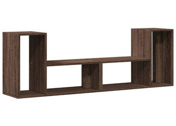 Szafki pod telewizor 2 szt. brązowy dąb 75x30x50 cm WM-840792