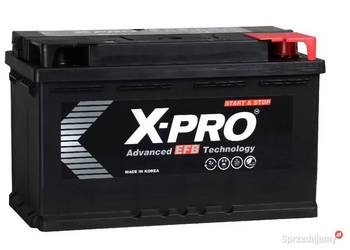 Akumulator X-PRO EFB 80Ah 730A EN Prawy Plus